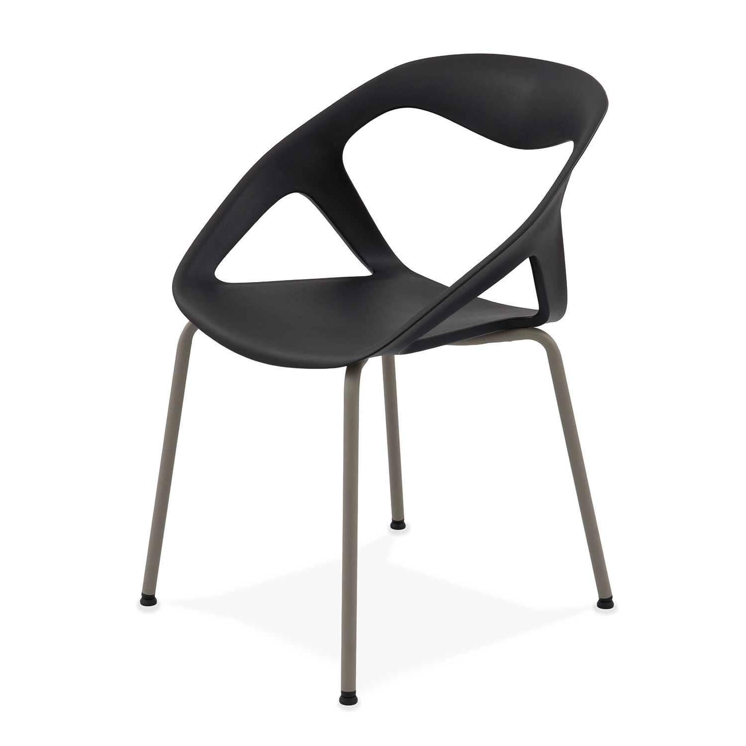 MOREDESIGN - Sedia FELIX - telaio verniciato
